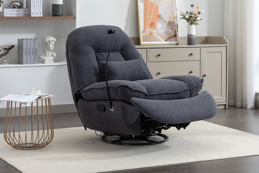 Shannon swivel based recliner armchair