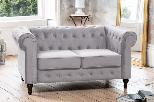 Cowick 2 Seat Velvet Chesterfield Sofa