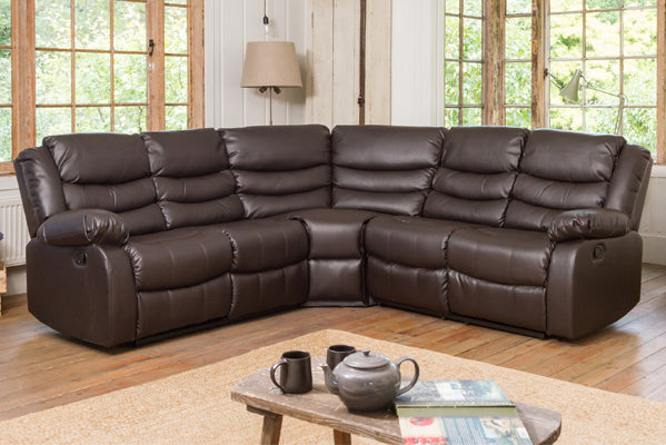 Percival Reclining Corner Sofa